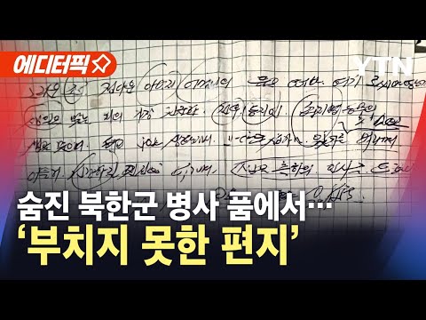 [에디터픽] "로씨야 땅에서 생일을 맞는"…숨진 북한군 편지 / YTN