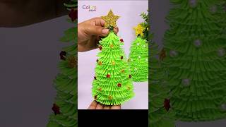 Amazing Paper Christmas Tree🎄How to Make a 3D Christmas Tree #christmas #diy #craft