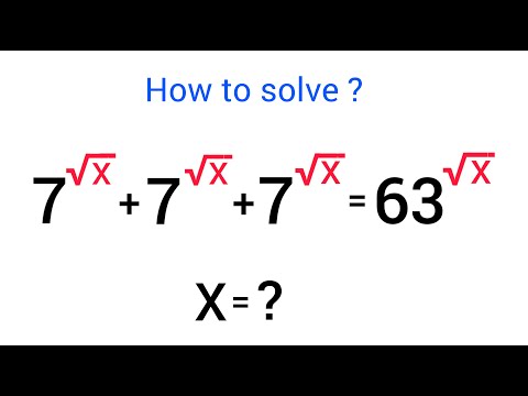 A Nice Exponential Problem | Basic Mathematics