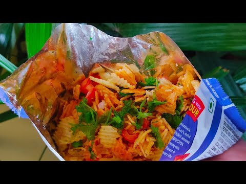 Lay's chips chaat😋#youtubeshorts #viralvideo #chips