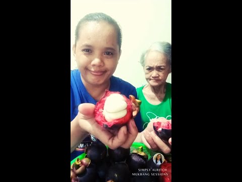 Mangosteen Mukbang with my Mother #mangosteen #mukbangchallange #healthyfruits #asmreating #asmr