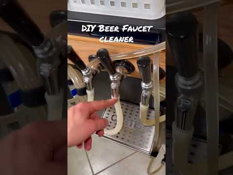 How to clean beer lines #homebrewing  #ryanmichaelcarter #beerlinecleaner