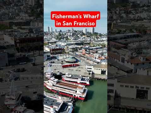 Fisherman's Wharf California drone #sanfrancisco #california #drone