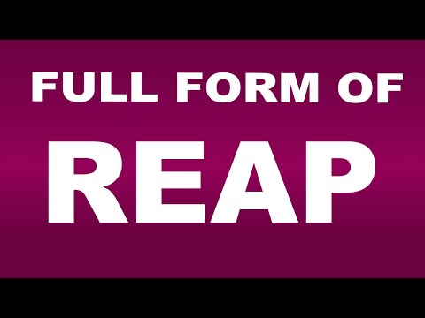 Full Form of REAP| What is REAP Full Form | REAP Abbreviation