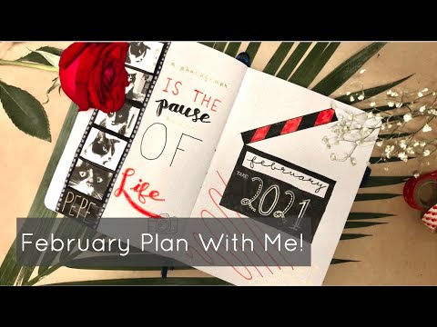 February Plan With Me | Film & Photography Themed