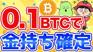 0.1BTCを保有すればお金持ち確定です【仮想通貨・ビットコイン】