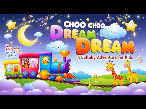 Choo Choo Dream Dream|| A Lullaby Adventure for Kids||Wow Babies |Nursery Song For Kids|#kidssongs