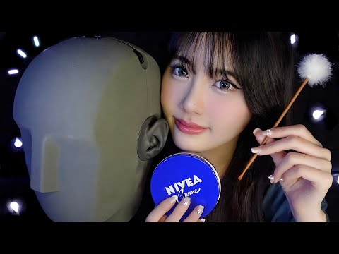 ASMR｜立体音響で眠る🥱💤KU100トリガー🗿(3h,囁き,タッピング&スクラッチング,耳かき&マッサージ,ロールプレイetc…)