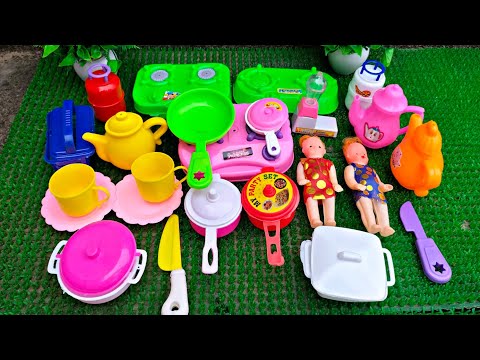 Diy unboxing amazing mini plastic kitchen set @Dolliyon @miniclay5092