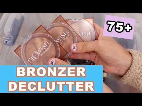 HUGE BRONZER DECLUTTER OVER 1/2 GONE