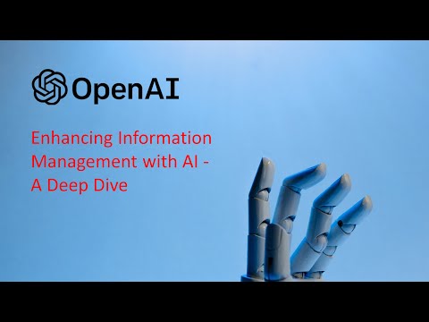 AI Could Revolutionize the way we manage Information!