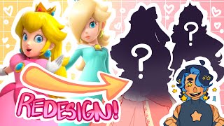 redesigning mario princesses! ♡ || speedpaint + commentary