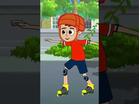 चिंकी गिर गयी | Skater Chinki #ytshorts #puntoonkids #shorts