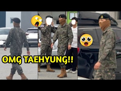 Omg TAEHYUNG!! 🥹 Kim Taehyung Impresses with Strong Military Presence in New Photos