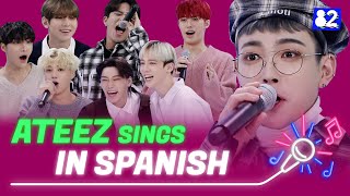 ATEEZ sings "Wonderland" in Spanish | Try-lingual Live 에이티즈