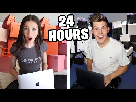 24 HOUR ONLINE SHOPPING CHALLENGE *UNLIMITED BUDGET*