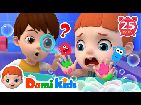 Healthy Habits Songs Compilation | Wash Hands & MORE | Best Educational Songs For Kids - Domi Kids