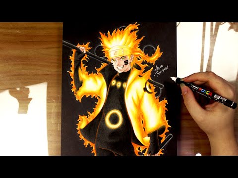 Drawing NARUTO RIKUDOU SENNIN MODE