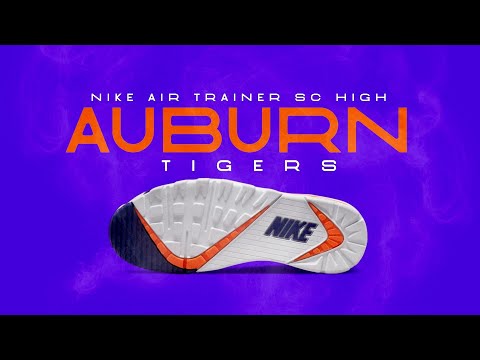 Nike Air Trainer SC High AUBURN TIGERS 2025 DETAILED LOOK AND PRICE