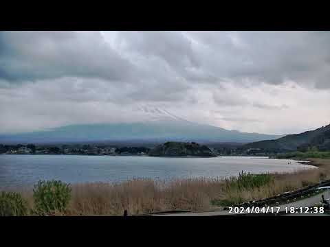 【LIVE】河口湖　大石公園　富士山ライブカメラ【ライブ】　"mount fuji live camera" from Lake Kawaguchiko