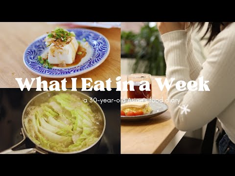 WHAT I EAT IN A WEEK | healthy & easy recipes, balanced & intuitive eating Asian in USA