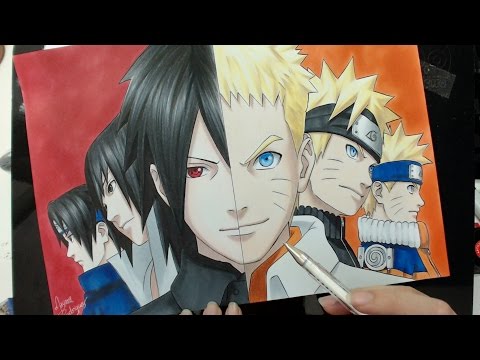 Speed Drawing - Sasuke | Naruto (Naruto)