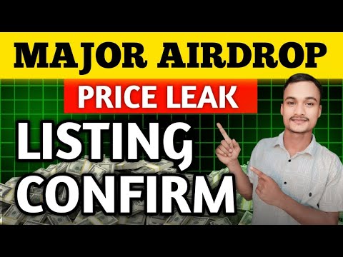 Major Airdrop listening date confirm | Major Airdrop Received | Major Airdrop price 10 =$1