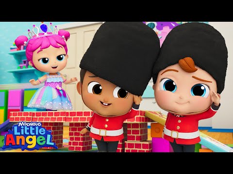 London Bridge Is Falling Down - Princess Song | Little Angel And Friends Kid Songs