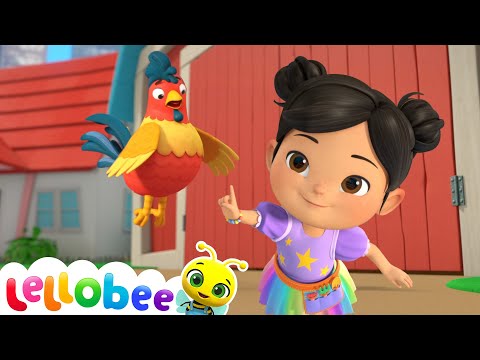 🚜 Lellobee’s Rooster Rescue: Rufio Learns to Wake the Farm! 🌟🐔 | 🌻Lellobee City Farm