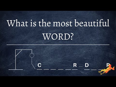 What is the most beautiful word in the English Language?