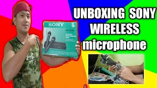 UNBOXING SONY WIRELESS microphone