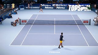 Top Spin 2K25 - Jannik Sinner Vs Carlos Alcaraz I NITTO ATP Finals I Legend Difficulty (PS5)