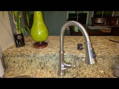 Glacier Bay Touchless Kitchen Faucet Unboxing and Installing