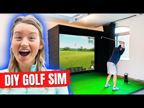 How to Build a Home Golf Simulator in 5 EASY Steps (DIY CHEAP GARAGE GOLF SIM)