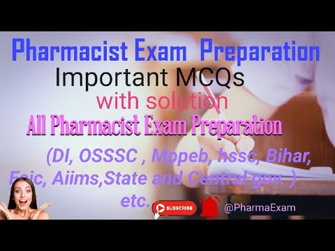 Important MCQs// Pharmacist exam preparation 2023// #pharmacistexampreparation #aiims #pharmacy #di