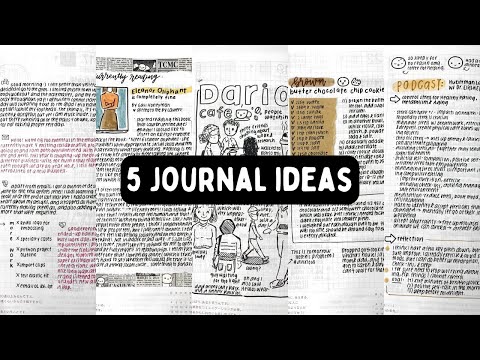 5 Ideas For Your Journal