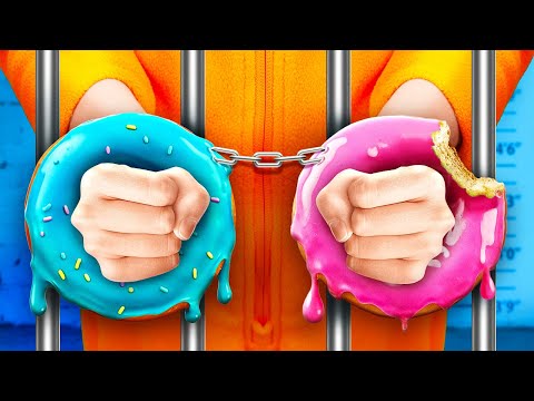 How to Sneak CANDY into Jail! BEST Food Hacks & Funny Situations