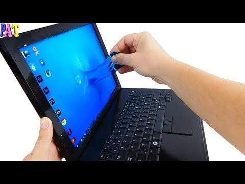 DIY HOW TO MAKE A LIQUID LAPTOP! SLIME 2019