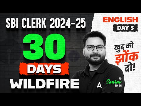 SBI Clerk 2024-24 | Reasoning 30 Days Wildfire | Day-5 | By Saurav Singh