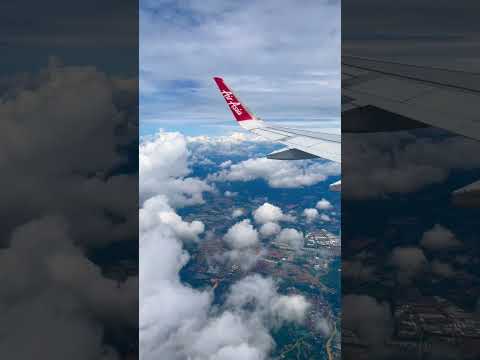 AirAsia above the cloud and sky！