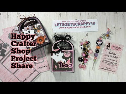 @happycrafter Shop Halloween Boo Kit Project Share - Come See!