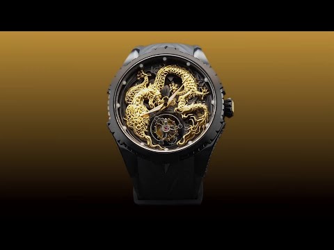 Peacock Tourbillon Watch. Teng Loong. Ref. PAG0103.01  孔雀表 陀飞轮 腾龍