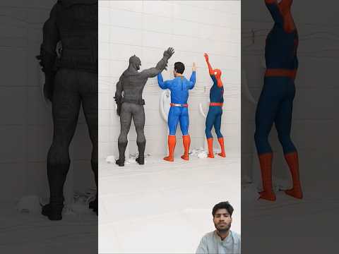 Batman vs Superman vs Spiderman Toilet Challenge 🚽 Part 01