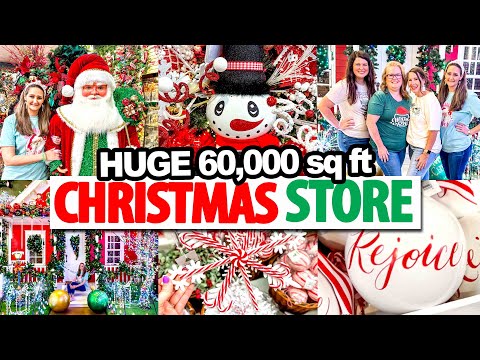 🎄SURPRISES EVERYWHERE! Going inside the LARGEST Christmas Store! Christmas 2024