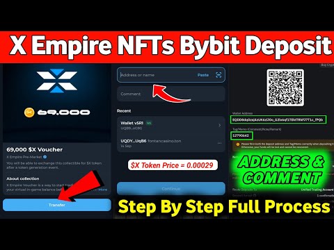 X Empire Token Deposit & NFTs Claim Full Process | X Empire NFT Claim Kaise Kare? $X Token Price = ?