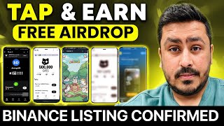 5 Best #TapToEarn Games - Free Money #Airdrop 🔥 🔥