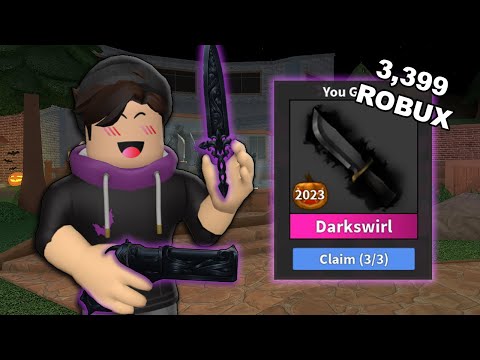 I FINALLY BOUGHT the new DARKNESS PACKAGE in MM2... (Murder Mystery 2)