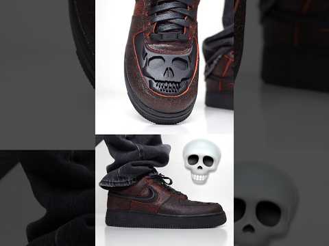 Nike Air Force 1 Halloween Skulls 👻🔥 | Spooky Sneaker Review!