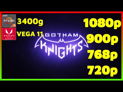 Gotham Knights | Ryzen 5 3400G Vega 11 2x8 (2666MHz) 16GB RAM