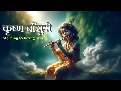 Krishna Flute Music || कृष्ण बाँसुरी, Morning Meditation, Relaxing Music, Spa, Study, Sleep Music